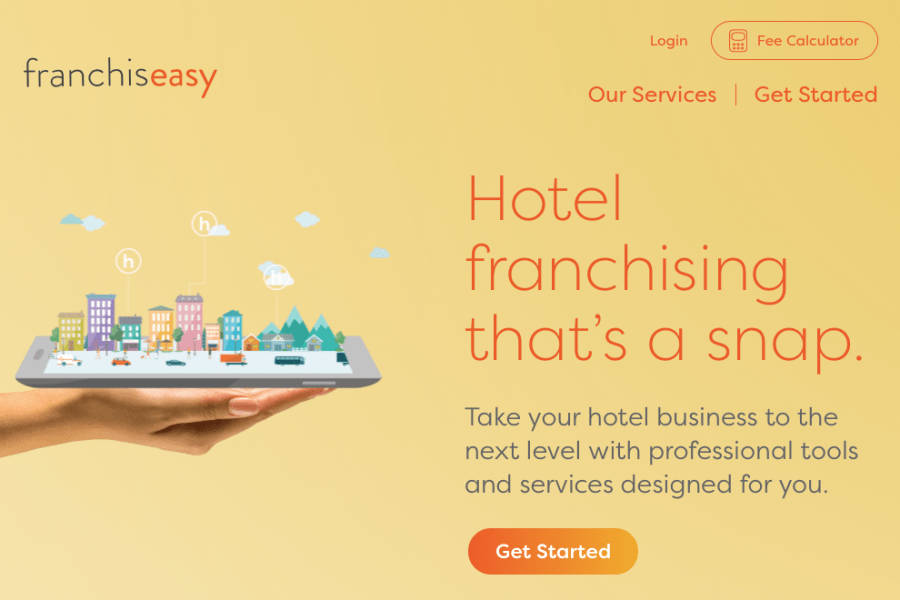 Franchiseasy Homepage Screenshot